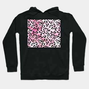 Black leopard pattern Hoodie